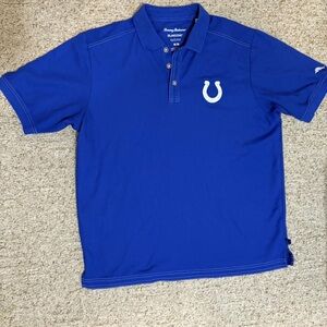 Tommy Bahama Indianapolis Colts Embroidered Polo Shirt Size Medium